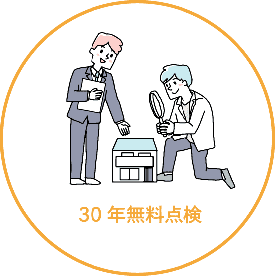 30年の無料点検